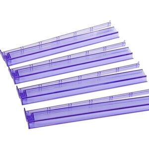 Brand New! Purple Mahjong Mah Jongg Racks with Built-in Pushers - Set of 4